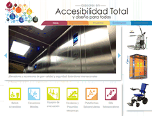 Tablet Screenshot of accesibilidadtotal.com